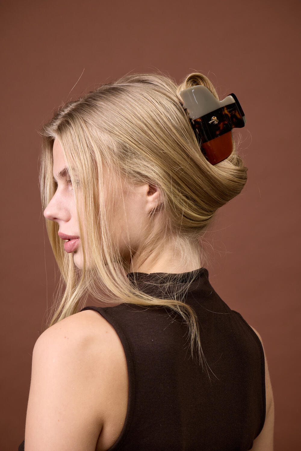 Hårklemme - Ombre Tortoise